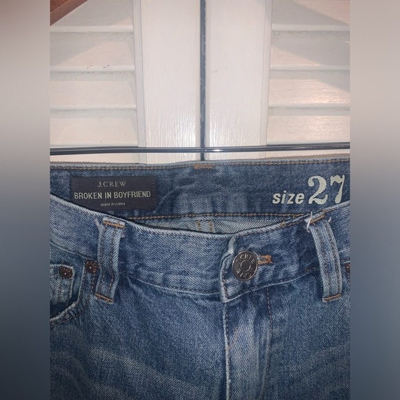 Jcrew broken in boyfriend jeans medium Wash Women’s size 27 - Picture 5 of 8